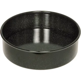 RIESS Tortenform Ø20cm mit Hebeboden, schwarz, Emaille