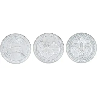 Nordic Ware Keksstempel, silber, Holzgriff, verschiedene Motive, Weihnachtsmotive, NW01236