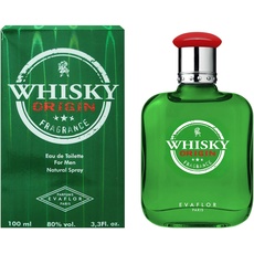 WHISKY ORIGIN • Eau de Toilette (EDT) für Männer 100 ml • Die beste Geschenkidee für Ihn • EVAFLORPARIS