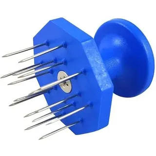 OPIROS Promo Pungisalame Mit Pins Edelstahl Kunststoffgriff Peeling Salame Loch Fleisch Metzger