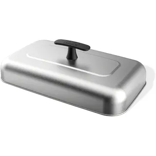 Weber Grillhaube XL 43,38 x 25,55 x 12,31 cm Edelstahl/Kunststoff Schwarz/Silber