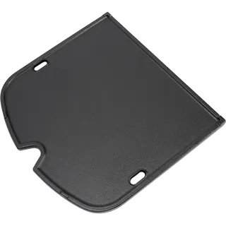 Denmay Gusseisen Grillplatte für Weber Traveler Compact Tragbarer Gasgrill, Outdoor Gussplatte Ersatzteil für Weber Traveler Compact, Grillplatten Plancha Ersatzteil 1 Stück