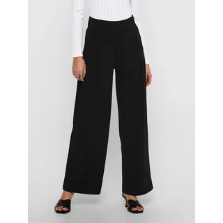 Jdy Damen »JDYLOUISVILLE CATIA WIDE PANT JRS NOOS«, hinten mit elastischem Bündchen, schwarz