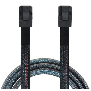cablecc Internes Mini SAS HD SFF-8643 auf Mini SAS High Density HD SFF-8643 Datenserver-Disk-Raid-Kabel, 50 cm