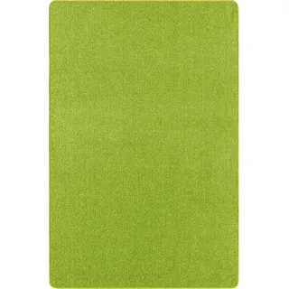 HANSE HOME Nasty Teppich – Wohnzimmerteppich Flauschiger Kurzflor, Unifarben, Läufer, weich, Esszimmer, Kinderzimmer, Flur, Schlafzimmer, Küche – Uni Grün, 160x240cm