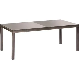 Merxx Gartentisch Ausziehtisch 200 x 110 x 75 cm Grau