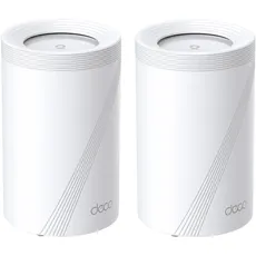 Bild Deco BE65 Wi-Fi 7 Mesh WLAN Set (2er-Pack), BE9300 Tri-Band Router und Repeater (6 GHz, 2.5 Gbit/s Ethernet Port, 9 Gbps WLAN Geschwindigkeit, WPA3, 320 MHz Kanäle)