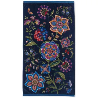 Pip Studio Viva la Vida dunkelblau Badetuch 100x180cm (1 Stück)