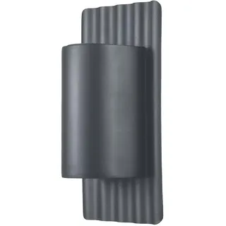Elstead Lighting Außenwandleuchte Edelstahl/Glas H:26,0 cm dimmbar IP44 grau