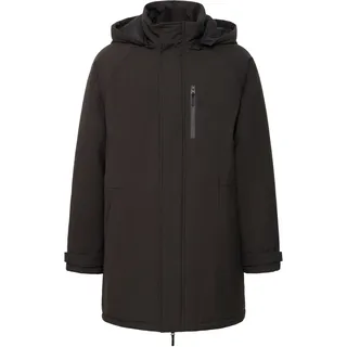 Wintermantel SOLID "Wintermantel SDRay", Herren, Gr. XL, schwarz (true schwarz), Obermaterial: 80% Polyester PES. 20% Viskose CV., Mäntel Wintermantel