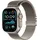 Watch Ultra 2 GPS + Cellular 44 mm Titaniumgehäuse beige Milanese Loop beige M