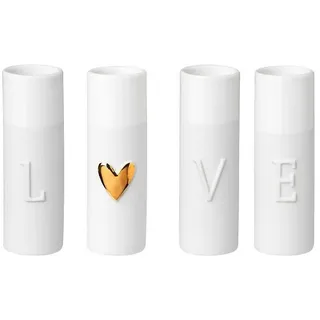 räder Love Minivasen, 4er Set