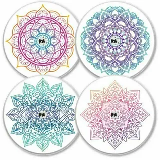 MySweetStitch 4 Sensor-Sticker für Freestyle Libre 2/Select Mandala
