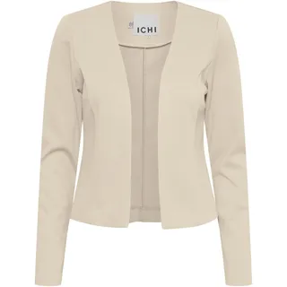 ICHI IHKATE Damen Blazer Kurzblazer Jackenblazer mit Stretch Comfort fit, Größe:L, Farbe:Doeskin (151308)