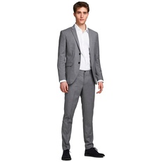 Bild JACK&JONES Men's JPRFRANCO Suit NOOS Anzug, Light Grey Melange/Fit:SUPER Slim FIT, 56
