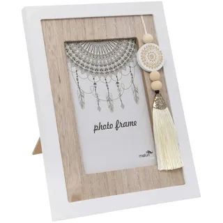 Maturi 460049 Bilderrahmen aus Holz mit Quaste, Braun, 5 x 7-inch / 13 x 18 cm