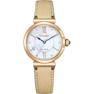Citizen Eco-Drive Elegance Beige 30 mm EM1073-18D