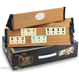 Star VIP V.I.P Kompakt Rummy Set VIP OKEY mit Melamin Steine
