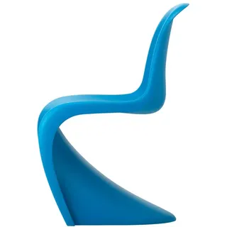 Vitra Freischwinger Panton Chair blau, Designer Verner Panton, 50x86x61 cm