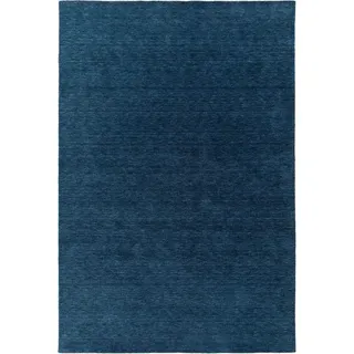 benuta Nest Wollteppich Jamal Blau 300x400 cm , Textil , Rechteckig , 300x400 cm , Gots , pflegeleicht , Teppiche und Böden, Teppiche, Schafwollteppiche