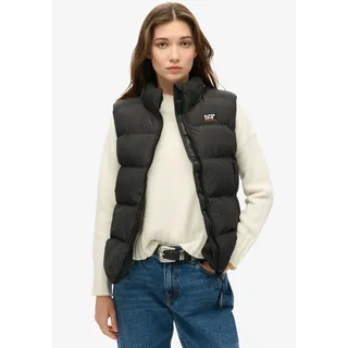 Superdry Steppweste »SPORTS PUFFER GILET«, schwarz