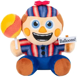 Five Nights at Freddy’s FNF0095 - Toy Balloon Boy Plüschfigur - 20 cm - mit superweichem Material und Augen, die im Dunkeln leuchten - offizielle Jazwares Plüschfigur