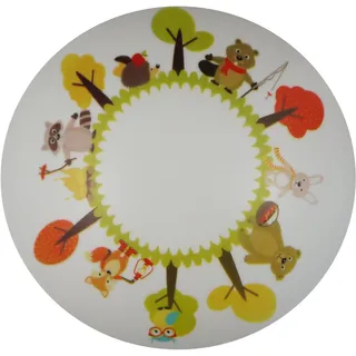 Niermann Standby niermann Deckenleuchte "Lustige Waldtiere", E27 1, Stk., Kinderzimmer, Kinderlampe, bunt,