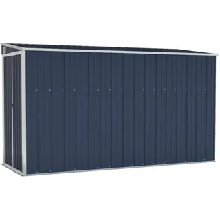 vidaXL Geräteschrank 2,88 x 1,18 m Grau