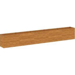 vidaXL Garten-Hochbeet 482 x 50 x 69 cm Cortenstahl - Braun
