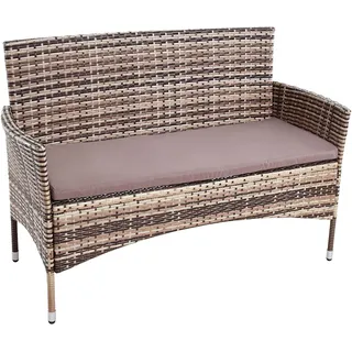 Estexo Gartenbank 126 x 48 x 0 cm Braun