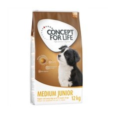 2 x 12 kg Medium Junior Concept for Life Hrană uscată pentru câini