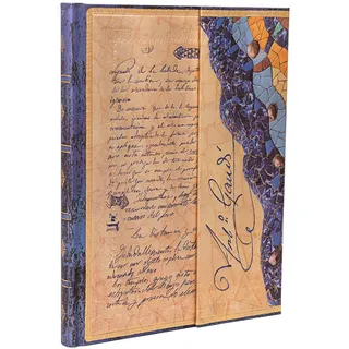 Paperblanks Notizbuch Gaudi Manuskript Ultra Unliniert Hardcover