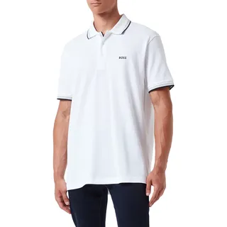 Boss Poloshirt Paddy - Weiß,Dunkelblau,Grau - L