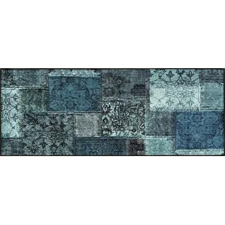 Wash+Dry Vintage Patches türkis 75x190 cm, innen und außen, waschbar