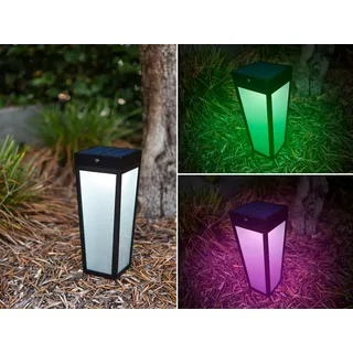 Lutec Wegeleuchte Aluminium 48,4 cm Solar schwarz