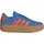 Plateausneaker ADIDAS SPORTSWEAR "VL COURT BOLD", Damen, Gr. 39, bunt (ray blau, impact orange, gum 3), Leder, Synthetik, Schuhe Plateausneaker, inspiriert vom Design des adidas gazelle bold, Topseller