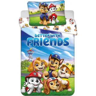 Paw Patrol Better With Friends Kinderbettwäsche 100x135