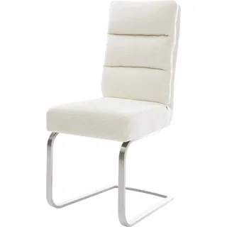 DeLife Freischwinger Pela-Flex Bouclé Soft Beige