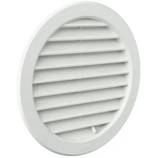 La Ventilazione T16DRB Unterputz-Gitter rund aus Kunststoff weiß ø 190 mm