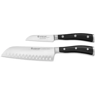 Wüsthof Classic Ikon Messersatz 2-tlg. Schwarz