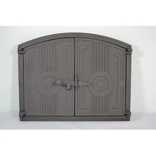 SEZAM Doppeltür Gusseisen 48 x 3 x 38 cm Grau