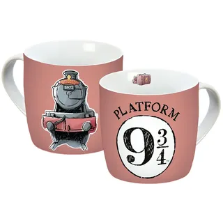 Tasse HP Hogwarts Express Watercolor 300ml, Porzellantasse, Kaffeetasse, Kindertasse, Harry Potter, Porzellan, Gedalabels
