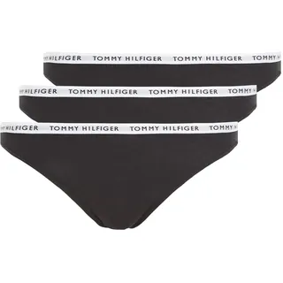 Tommy Hilfiger Underwear Bikinislip, (3 St.), mit schmalem Logobündchen, schwarz