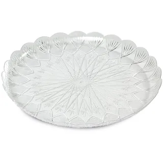 Guardini 15777 Einweg-Linie 3 Tabletts Ø 27 cm Material: Polystyrol, Farbe transparent