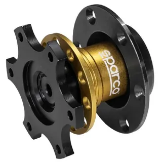 Sparco 015R98REXTRAKTOR QUICK RELEASE RACING SCHWARZ/GELB