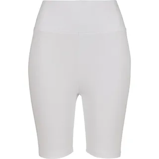 Urban Classics Damen Ladies Radler-Hose High Waist Cycle Yoga-Shorts , White, XXL