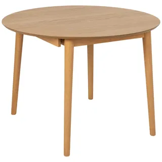 MID.YOU Esstisch Natur, EicheKautschukfurniertmassiv rund konisch cm