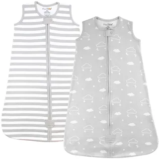 Mama Cheetah Baby Schlafsack, 0.5 TOG 100% Bio-Baumwolle, Ideal für den Sommer, Sommerschlafsack für Jungen und Mädchen, M (6-12 Monat)