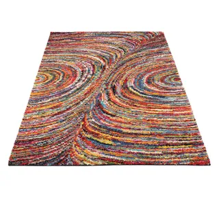OCI DIE TEPPICHMARKE Hochflor-Teppich OCI DIE TEPPICHMARKE "Sixteen Face" Gr. 3, bunt (multi), B:120cm H:25mm L:170cm, Kunstfaser, Teppiche, Hochflor-Teppich, Wohnzimmer