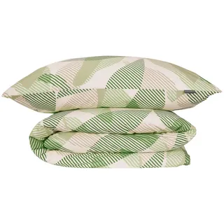 SCHIESSER Lea Grafikprint Grün 135 x 200 cm + 80 x 80 cm